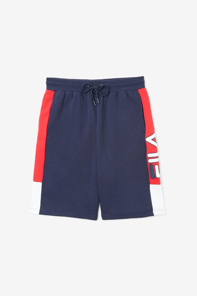 Fila Roy Navy Shorts Mens - NZ 72948-WKAT